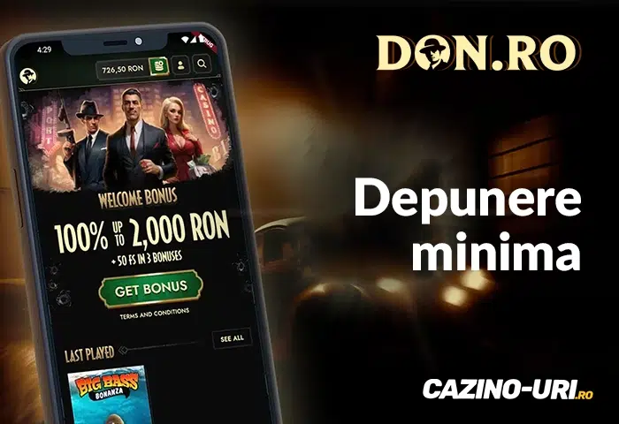 depunere minima don casino