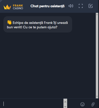 frank casino live chat