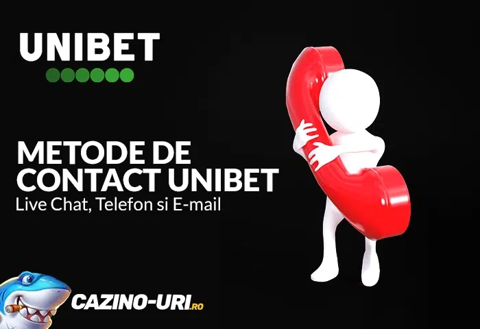 metode de contact unibet live chat, telefon si e mail