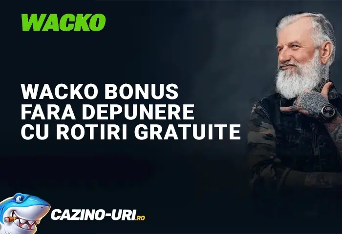 wacko bonus fara depunere cu rotiri gratuite