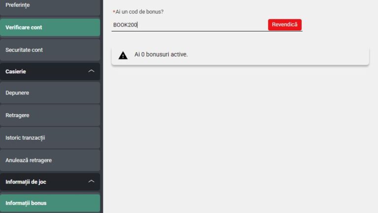 cum incasezi bonus fara depunere winmasters