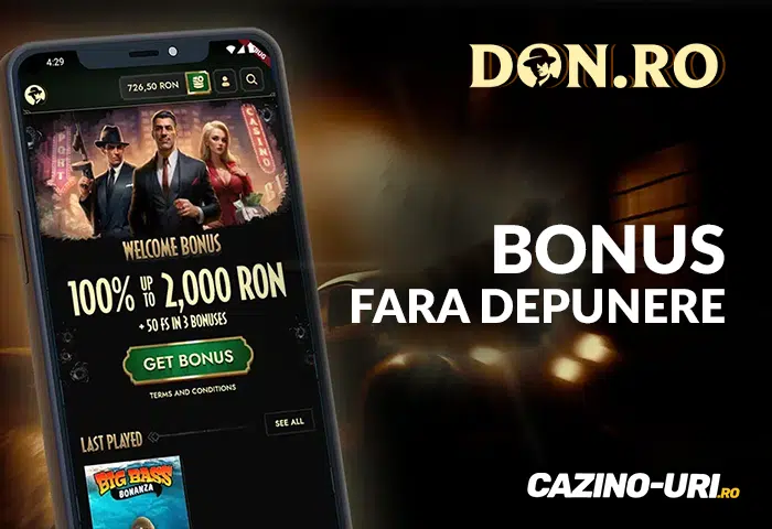 don casino bonus fara depunere