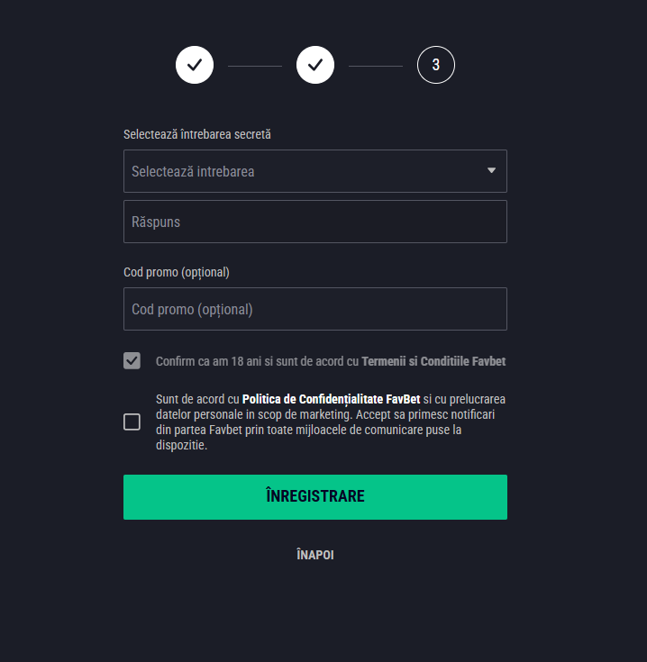 inregistrare favbet