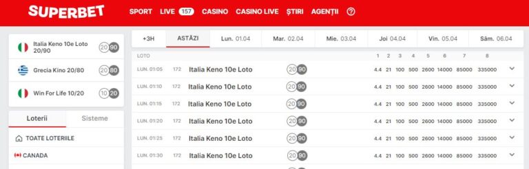 italia keno superbet