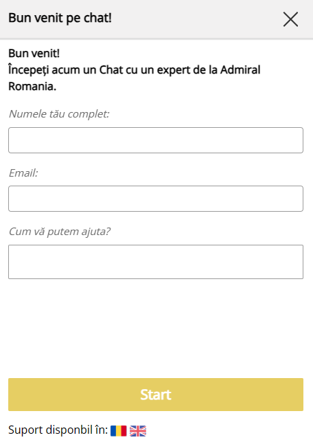 live chat admiral