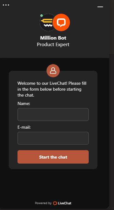 live chat million