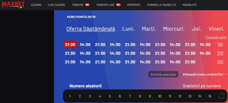 maxbet loto franta keno